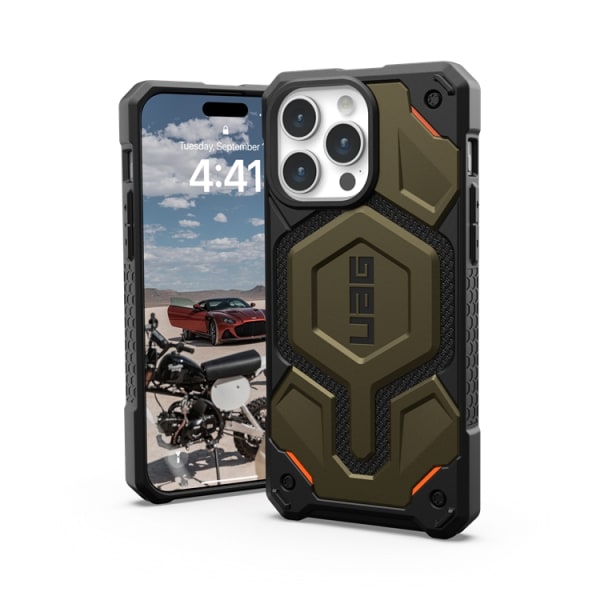 UAG iPhone 15 Pro Max Mobilskal Magsafe Monarch Pro - Grön