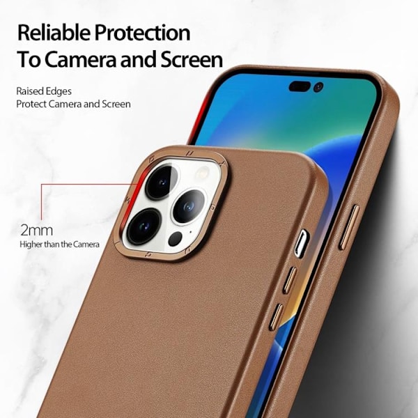 Dux Ducis iPhone 14 Pro Max Skal MagSafe Grit - Brun