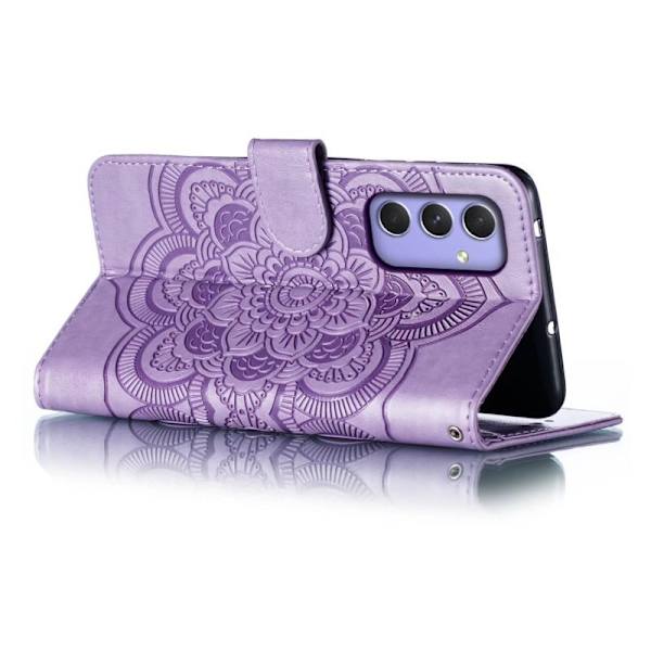 Samsung Galaxy S26 Plånboksfodral Konstläder Mandala Tryck - Lila
