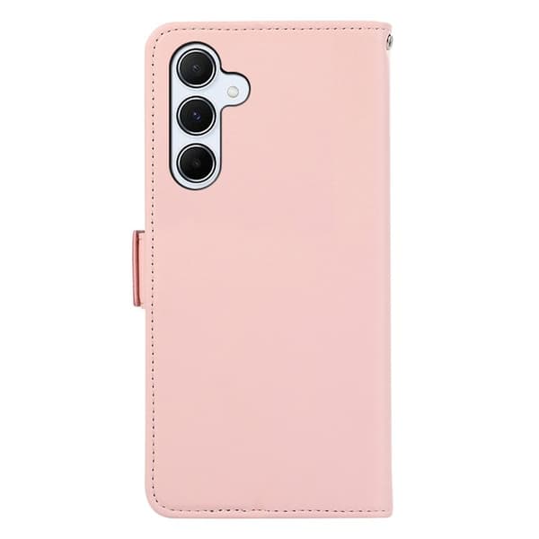 ABEEL Samsung Galaxy A34 5G Folio Konstläder Plånboksfodral RFID-Skydd Rosa