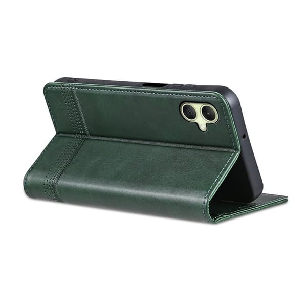AZNS Samsung Galaxy A06 Plånboksfodral Konstläder - Grön