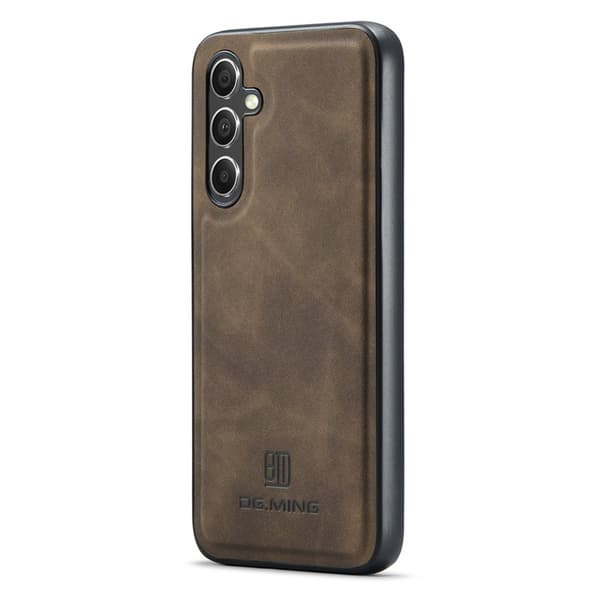 DG.Ming Mobilskal för Samsung Galaxy S26 Konstläder PC + TPU - Kaffe