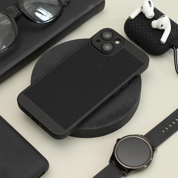 Svart Airy Skal iPhone 15 Pro Max - Slankt Skyddande
