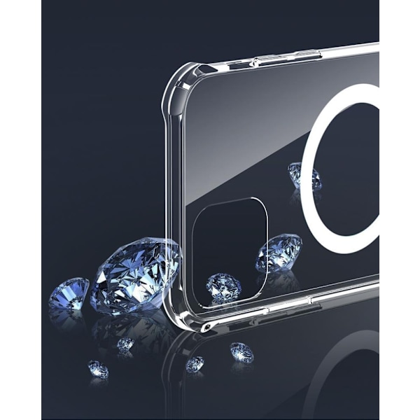ShockProof Magsafe Skal iPhone 13 Pro - Clear Transparent