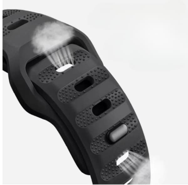 Apple Watch 4/5/6/7/8/SE (38/40/41mm) Rugged Band - Grå Grå