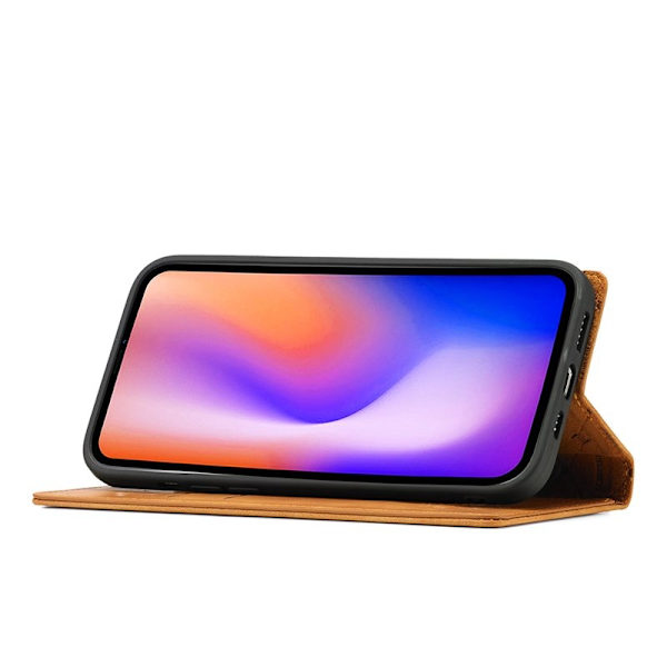 LC.IMEEKE Plånboksfodral för iPhone 12 / 12 Pro - Konstläder - Brun