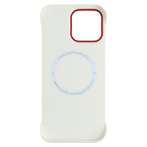 X-LEVEL Mobilskal till iPhone 16 Pro Magnetiskt PC + Metall Vit
