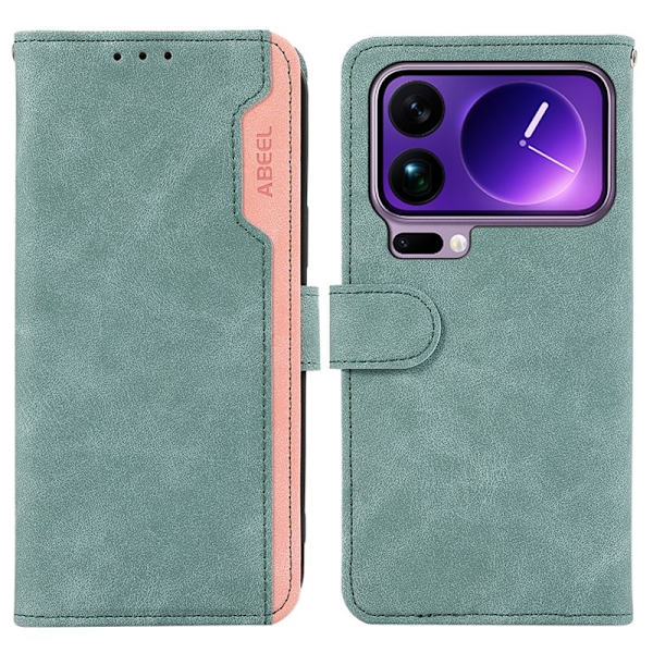 ABEEL Xiaomi 17 Pro Max Plånboksfodral Splicing Konstläder Blå