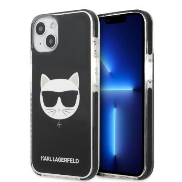 Karl Lagerfeld iPhone 13 Skal Choupette Head - Svart Svart