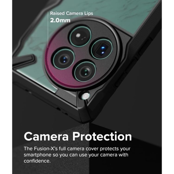 Ringke OnePlus 12 5G matkapuhelimen kansi Fusion X - musta