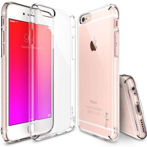 Ringke Slim Suojakuori Apple iPhone 6 / 6S Plus -puhelimelle - Kirkas