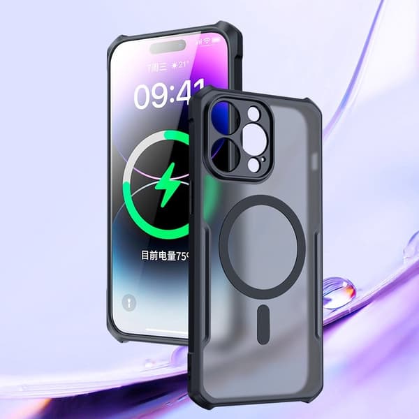 XUNDD iPhone 14 Pro Max Skal Magnetiskt Hård Akryl TPU Svart