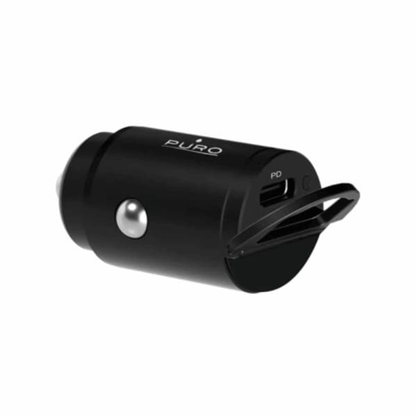 Puro Biloplader 20W USB-C Mini - Sort Black