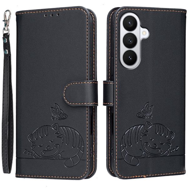 Plånboksfodral för Samsung Galaxy S26 Plus RFID Blocking - Svart