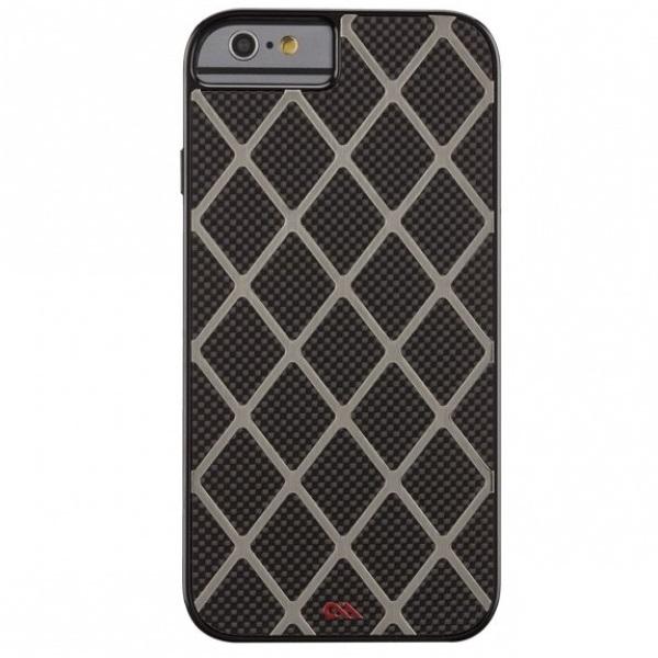 Case-Mate Carbon Alloy Skal till iPhone 6 / 6S  - Svart Black