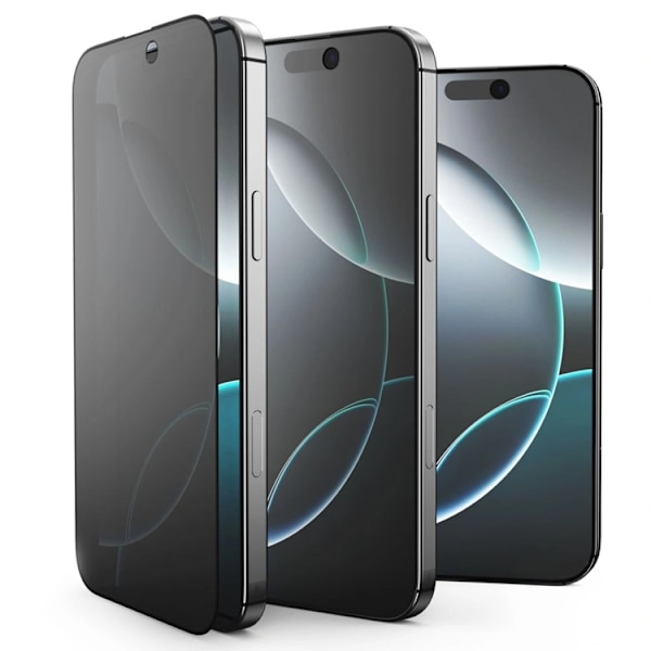 Tech-Protect [2-Pack] iPhone 17 Pro Max Härdat Glas Skärmskydd Privacy Svart