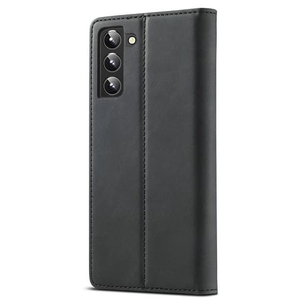 LC.IMEEKE Plånboksfodral Samsung Galaxy S22+ 5G - Konstläder - Svart