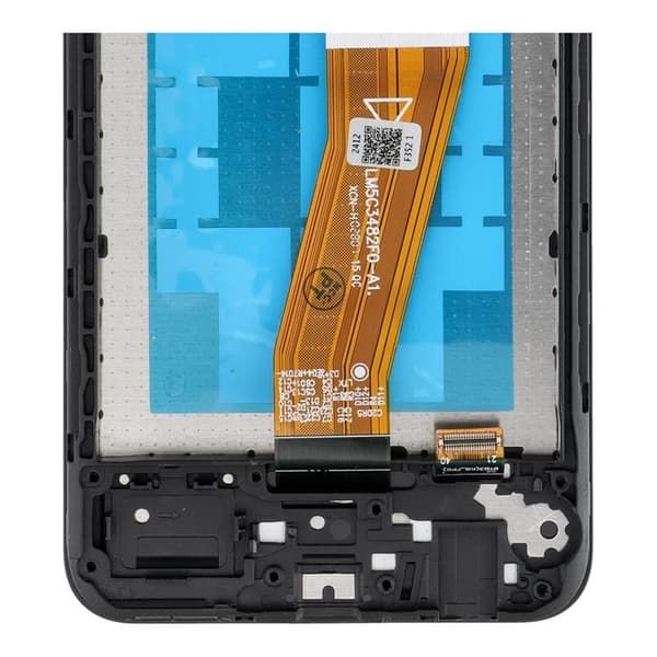 Galaxy A04E Skärm med LCD-display A042 F/M NCC OEM Svart