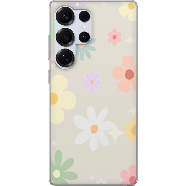 Mobilskal till Samsung Galaxy S25 Ultra med fejdande blommor