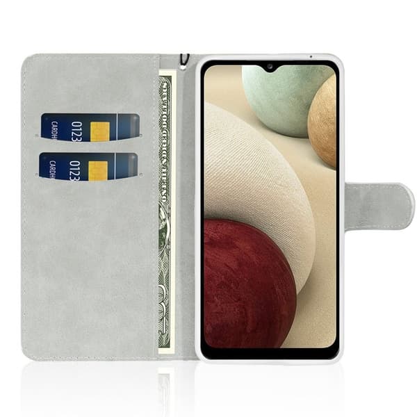 Samsung Galaxy A55 5G Plånboksfodral Glitter Konstläder - Guld