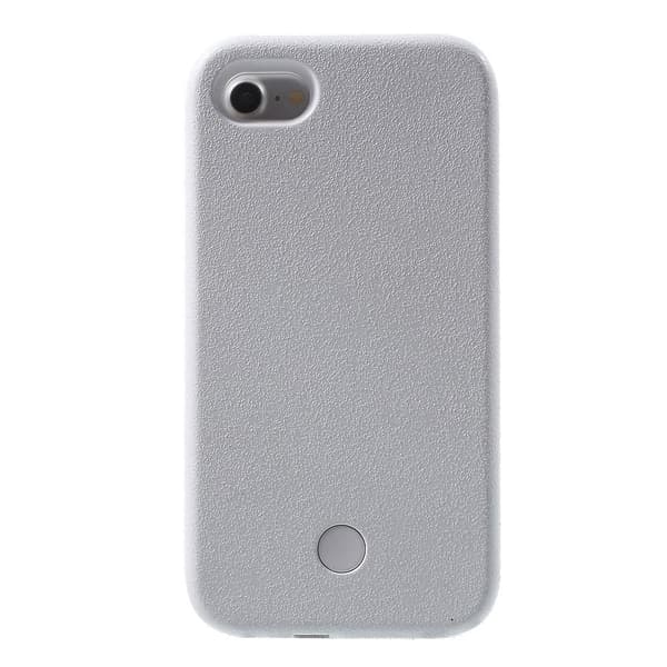 Selfie LED-cover med lys til iPhone 7/8/SE 2020 - Hvid White