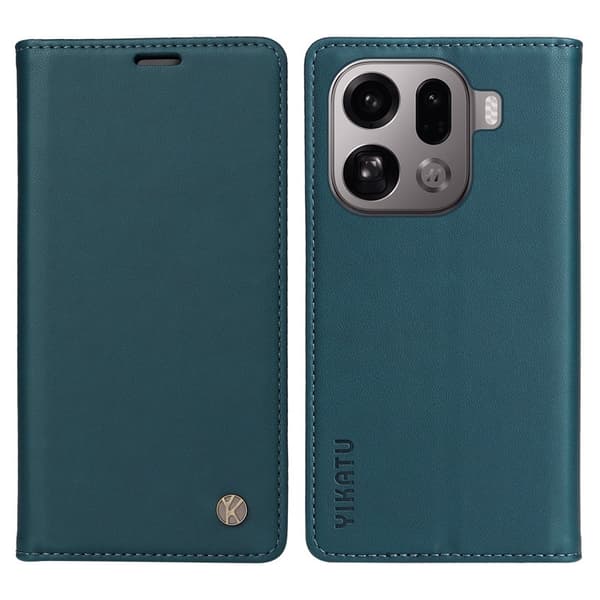 YIKATU Oppo Find X9 Pro 5G Plånboksfodral Konstläder - Grön