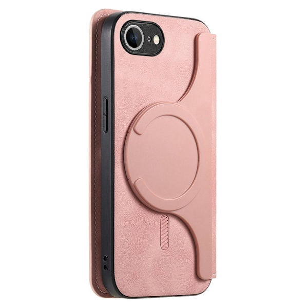 CASENEO iPhone 16e Plånboksfodral Konstläder - Detachable - Rosa