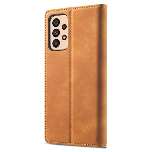 LC.IMEEKE Magnetic Plånboksfodral Galaxy A33 5G - Brun