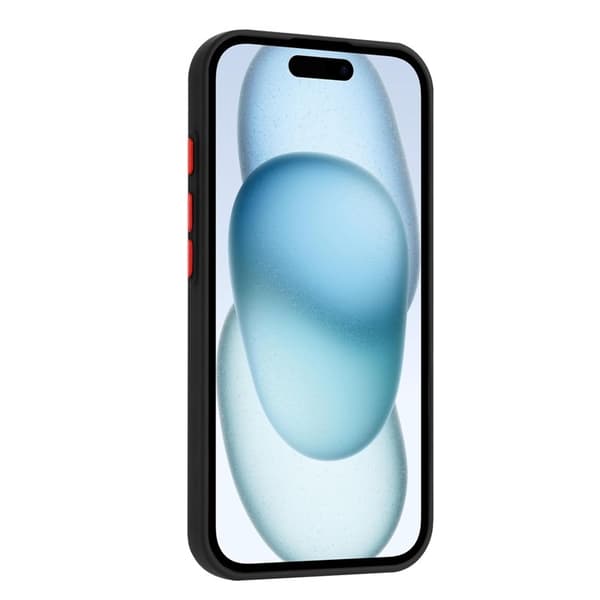 Mobilskal till iPhone 16 Pro Korthållare TPU - Svart Svart