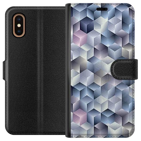 Plånboksfodral till Apple iPhone XS Max med Cyklon