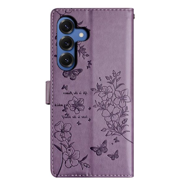 Plånboksfodral för Samsung Galaxy S26 Plus Konstläder - Lila