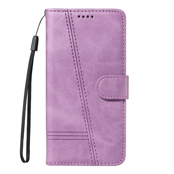 T-Shape Samsung Galaxy S26 Plus Plånboksfodral Konstläder Ställ - Lila