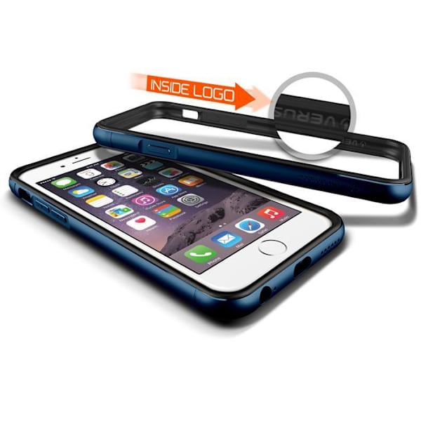 Verus Iron Bumper Skal till Apple iPhone 6(S) Plus (Gold - Vit) Vit