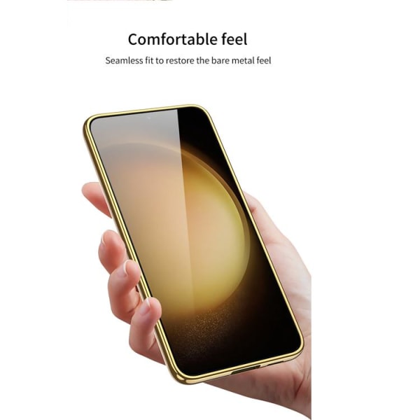 GKK Galaxy S23 Plus matkapuhelimen kansi Magsafe Galvanointi - vaaleanpunainen