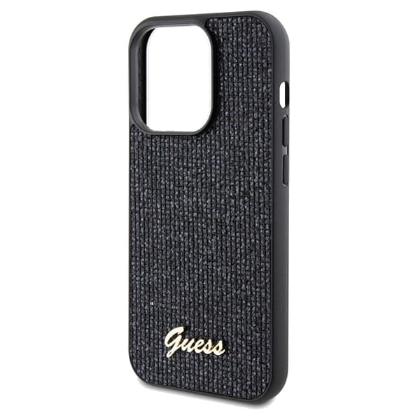 Guess telefontaske til iPhone 14 Pro MagSafe Disco Metal Script