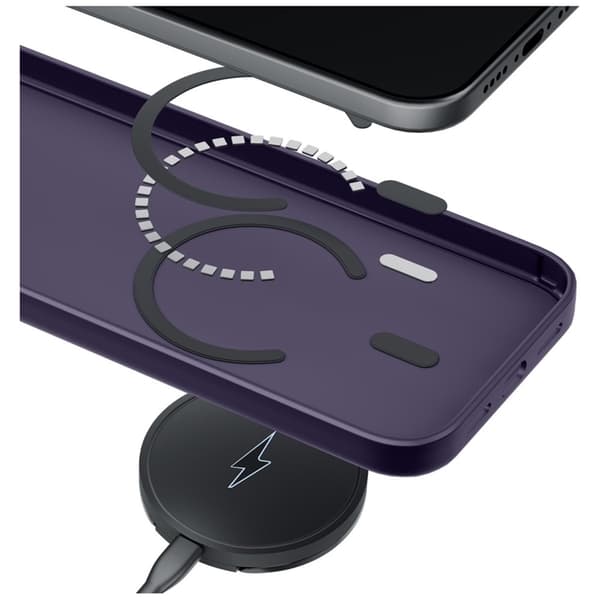 3MK Mobilskal För iPhone 17 Pro Max Magsafe Smoke - Lila Lila