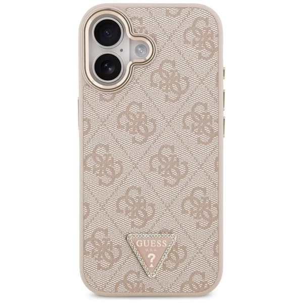 Guess Mobilskal till iPhone 17 4G Big 4G Classic Logo - Brun Silver Brun