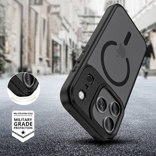Tech-Protect Mobilskal till iPhone 17 Pro Max Magsafe Matte - Svart Svart