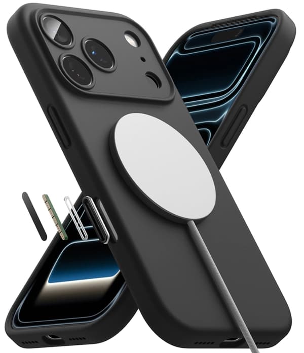 Ringke Mobilskal För iPhone 18 Pro Max Magsafe Magnetic Silikon - Svart