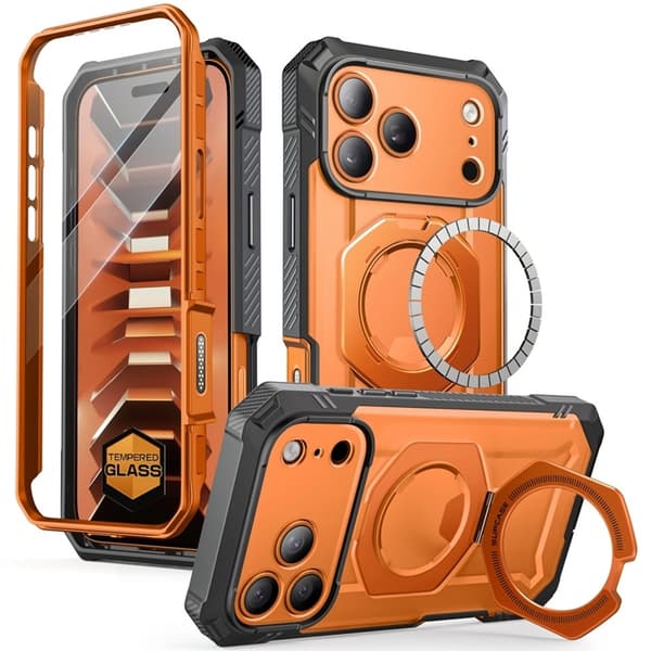 SupCase Mobilskal för iPhone 18 Pro Max/17 Pro Max Magsafe Grip Pro - Coral
