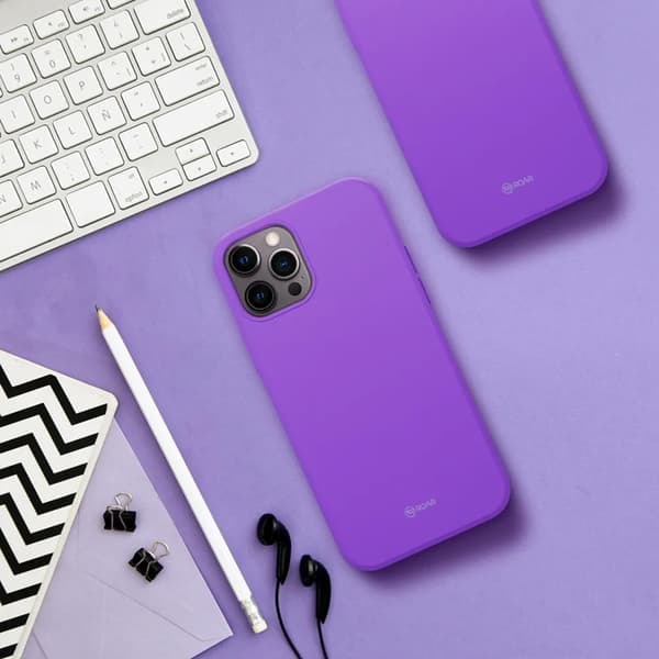 Roar Telefontaske til Galaxy S25 Edge Farverig Jelly - Lilla Lila