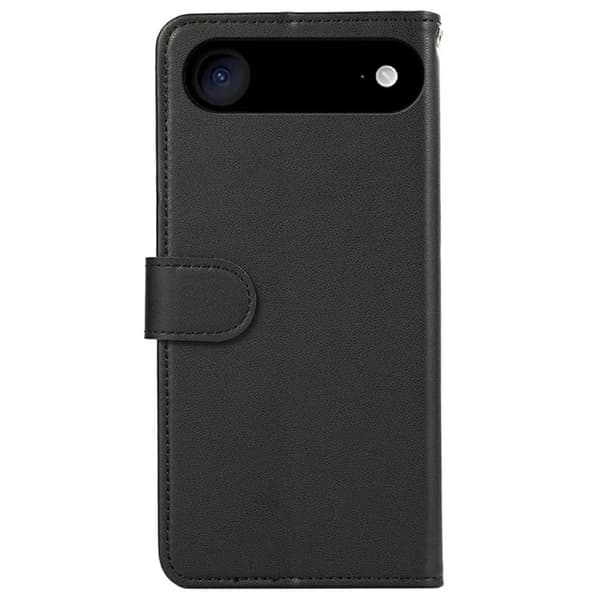 iPhone Air Konstläder Plånboksfodral RFID-Skydd - Svart Svart