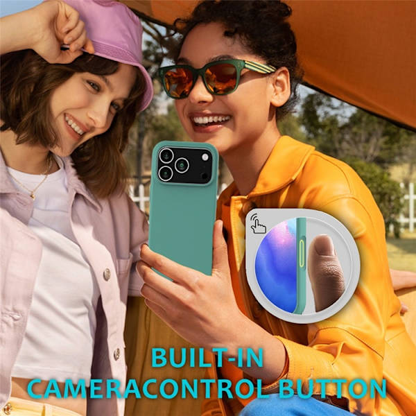 Mobilskal till iPhone 17 Pro Liquid Silikon - Grön Grön