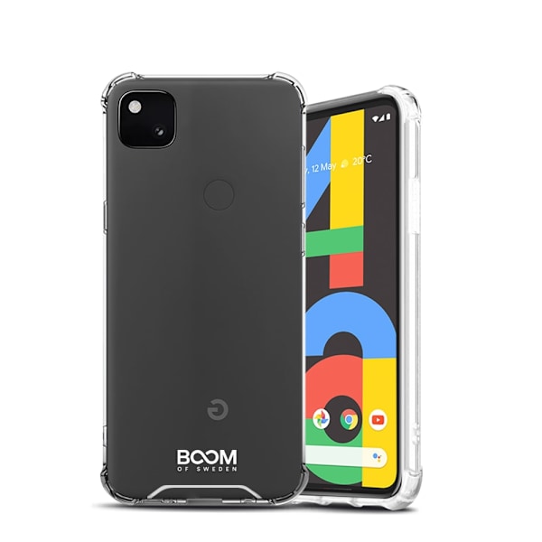 Boom Shockproof Skal till Google Pixel 4a Transparent