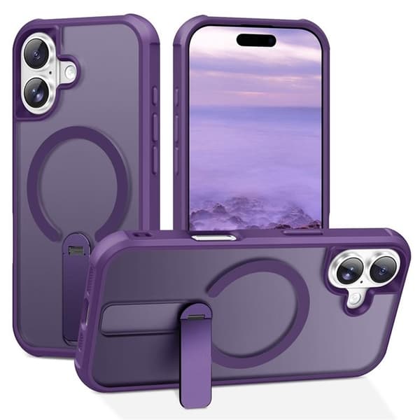 Mobilskal till iPhone 17 MagSafe Kickstand - Lila Lila