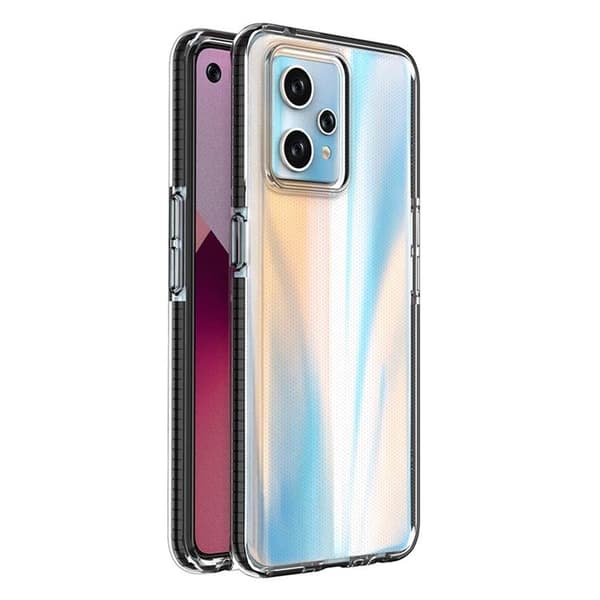 Realme 9/9 Pro Plus Skal Silicone Med Frame - Svart Svart