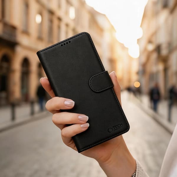 Tech-Protect Plånboksfodral För Galaxy S26 Ultra - Matte Svart Svart