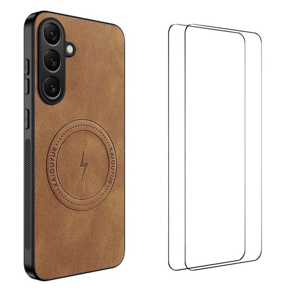 WANLONFENG Samsung Galaxy S26 Plus Skal PC TPU SD Series - Brun