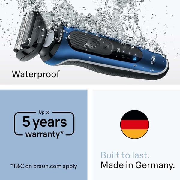 Braun Rakapparat Serie 6 62-B1200s Blå