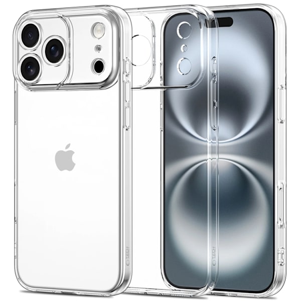 Tech-Protect Mobilskal till iPhone 17 Pro Max Flexair - Clear Transparent